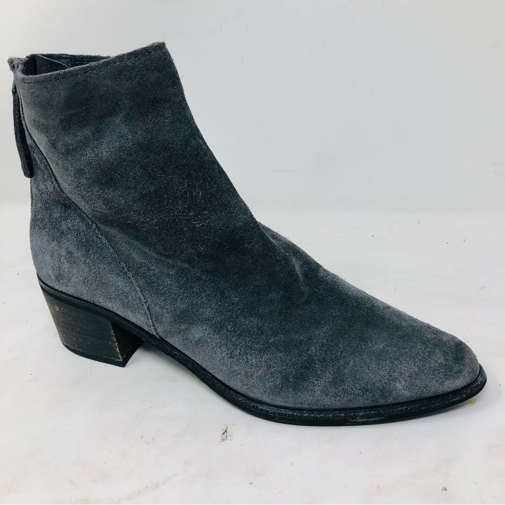 Dolce Vita Gray Suede Ankle Boots